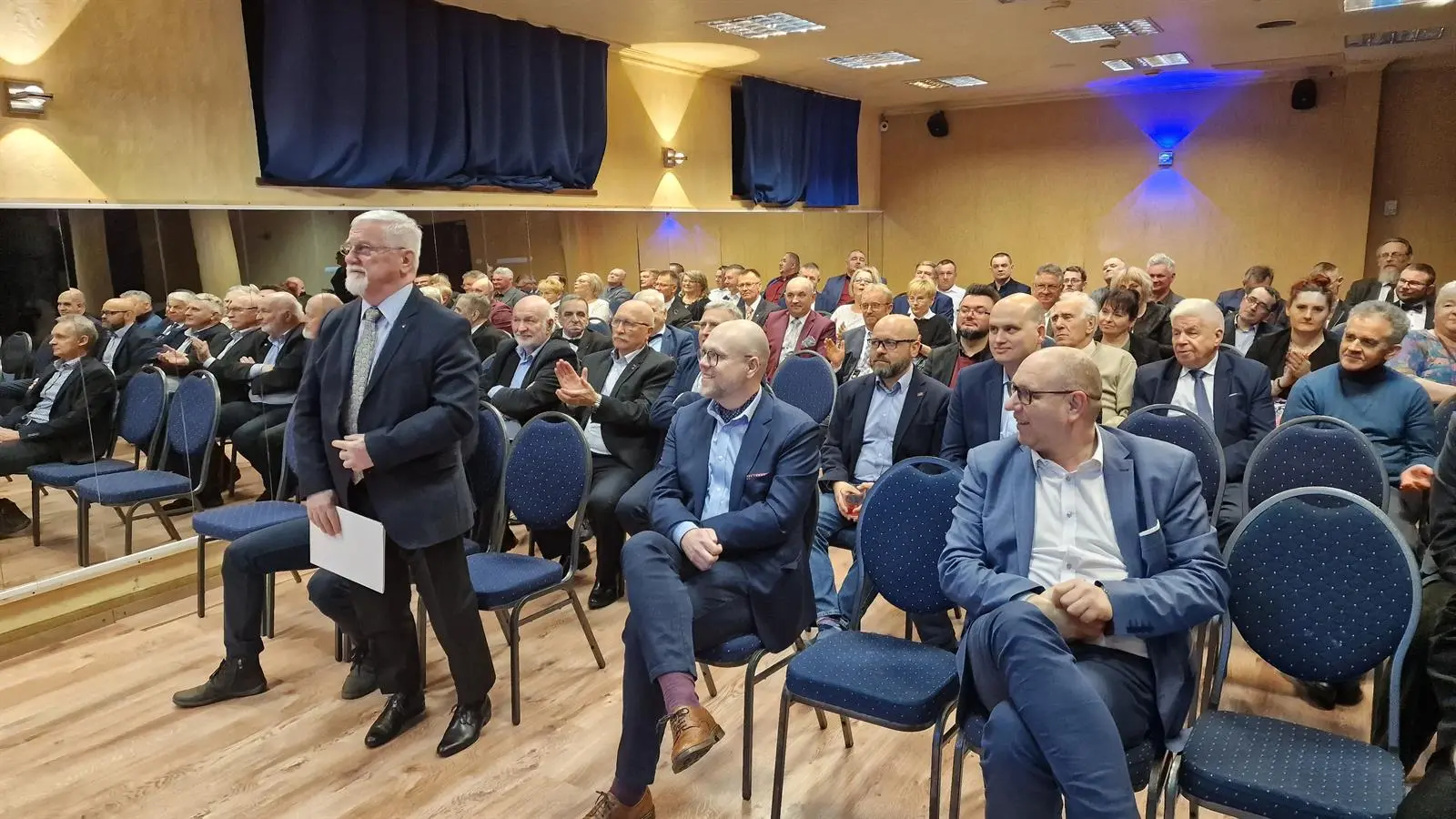 Uczestnicy podczas Spotkania Noworcznego w sali konferencyjnej w Hotelu MANOR w Olsztynie